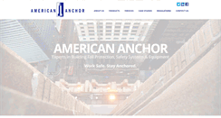 Desktop Screenshot of american-anchor.com