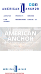 Mobile Screenshot of american-anchor.com